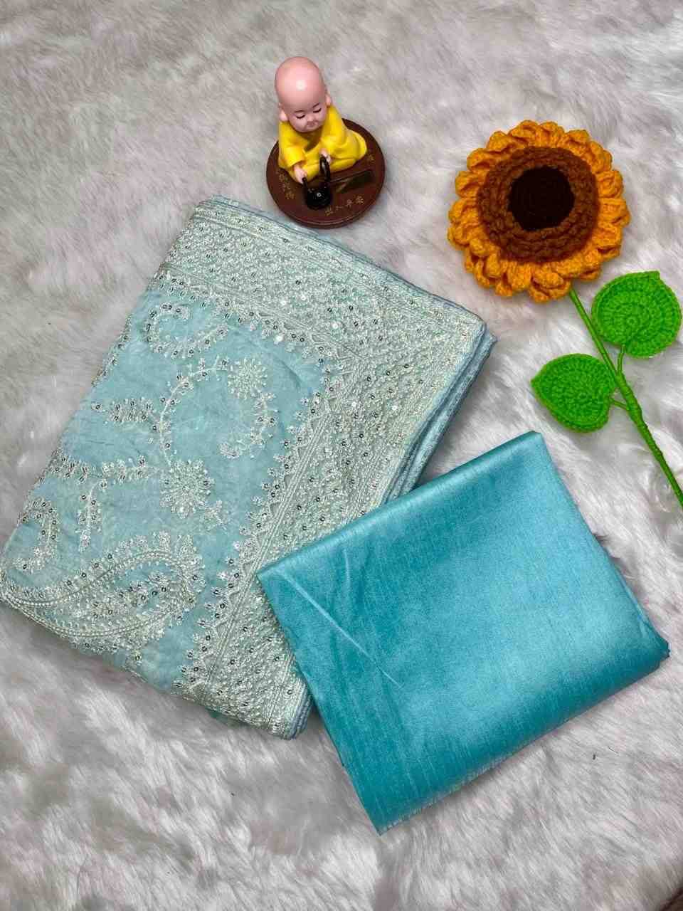Vs-Megha By Fashid Wholesale 01 To 04 Series Indian Traditional Wear Collection Beautiful Stylish Fancy Colorful Party Wear & Occasional Wear Tabby Organza Silk Sarees At Wholesale Price