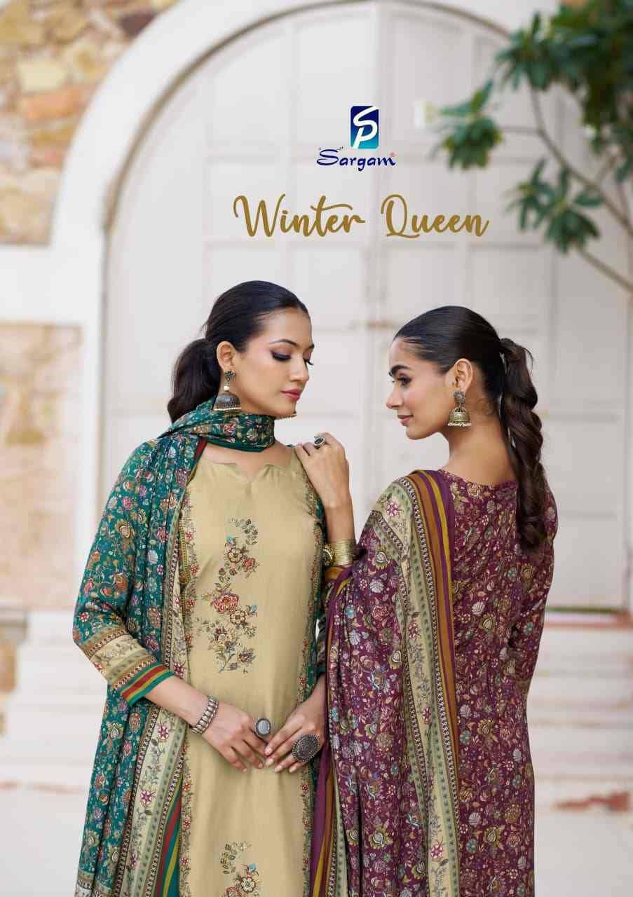 Winter Queen By Sargam Prints 2746-A To 2746-D Series Beautiful Festive Suits Stylish Fancy Colorful Casual Wear & Ethnic Wear Pure Viscose Pashmina Dresses At Wholesale Price