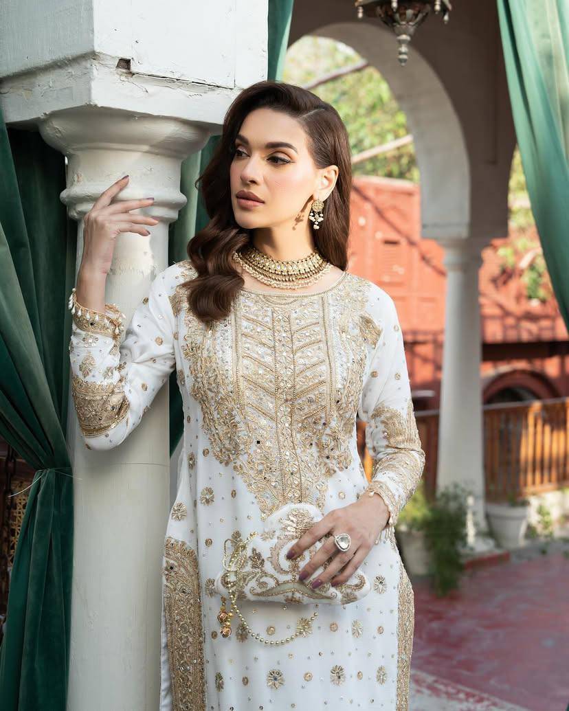 Zf-9005 By Fashid Wholesale Beautiful Colorful Fancy Wedding Collection Occasional Wear & Party Wear Chinnon SilkDresses At Wholesale Price
