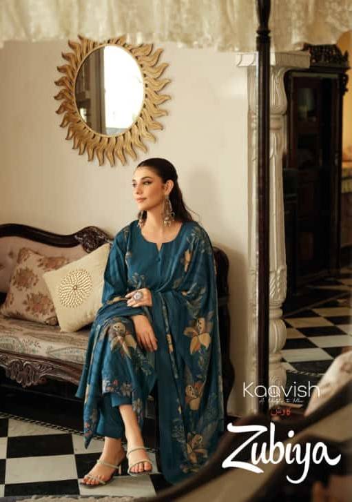 Zubiya By Kaavish 2051 To 2054 Series Beautiful Festive Suits Colorful Stylish Fancy Casual Wear & Ethnic Wear Pure Viscose Pashmina Dresses At Wholesale Price
