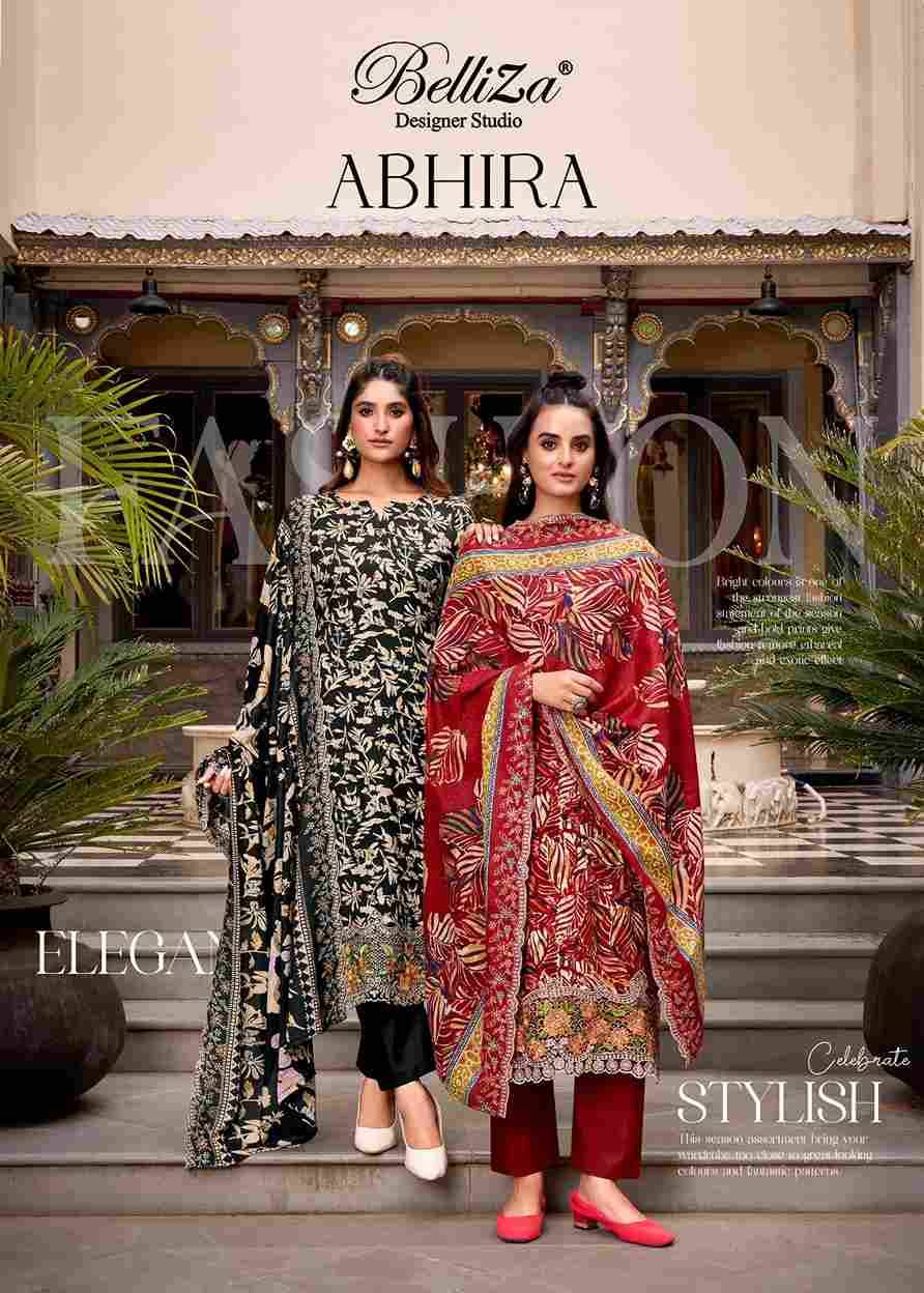Abhira By Belliza 893-001 To 893-006 Series Beautiful Festive Suits Stylish Fancy Colorful Casual Wear & Ethnic Wear Pure Cotton Print Dresses At Wholesale Price