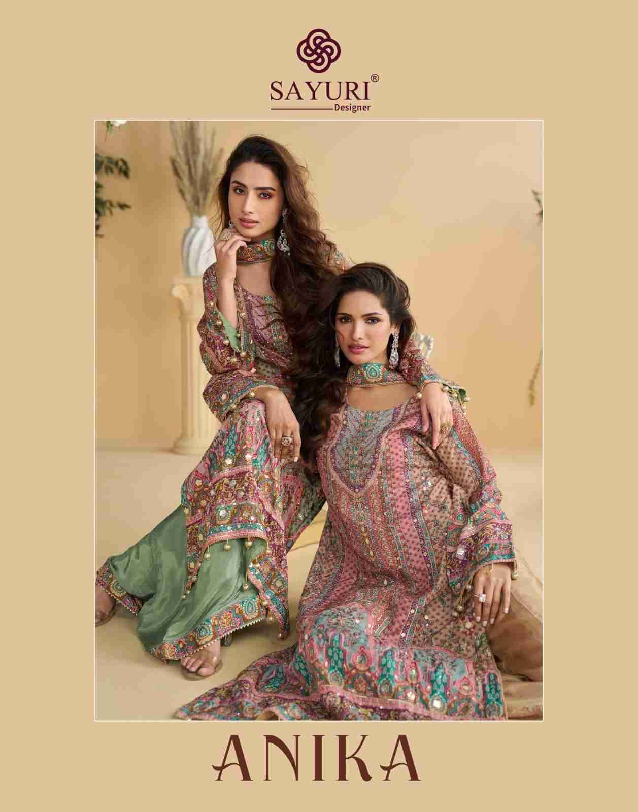 Anika By Sayuri 10112 To 10115 Series Beautiful Festive Suits Colorful Stylish Fancy Casual Wear & Ethnic Wear Premium Crepe Silk Dresses At Wholesale Price