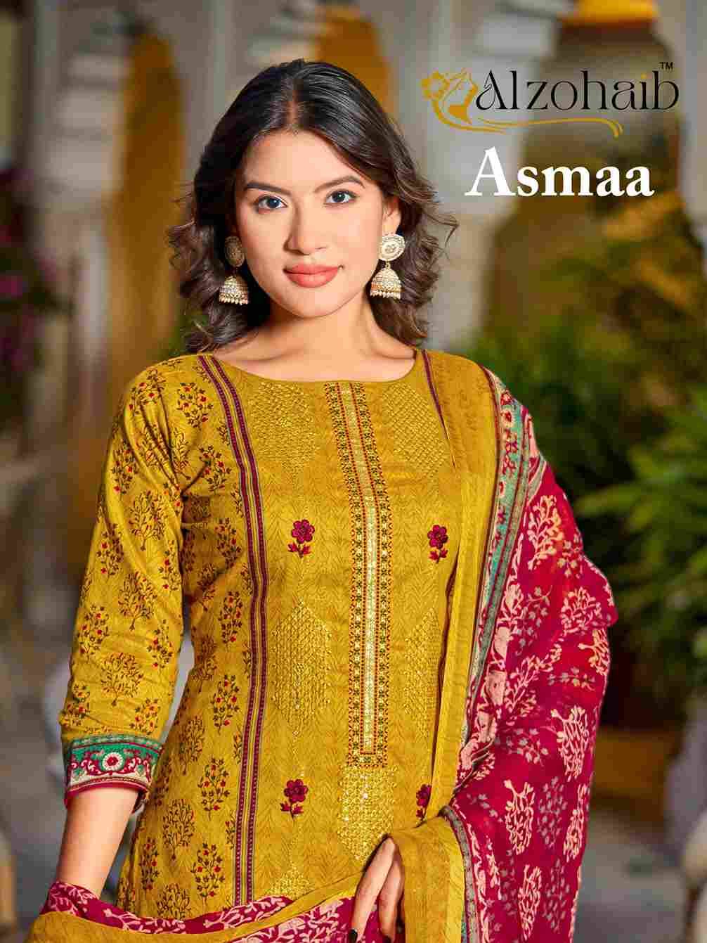 Asmaa By Alzohaib 1370 To 1373 Series Beautiful Pakistani Suits Stylish Fancy Colorful Party Wear & Occasional Wear Pure Cotton Print Dresses At Wholesale Price