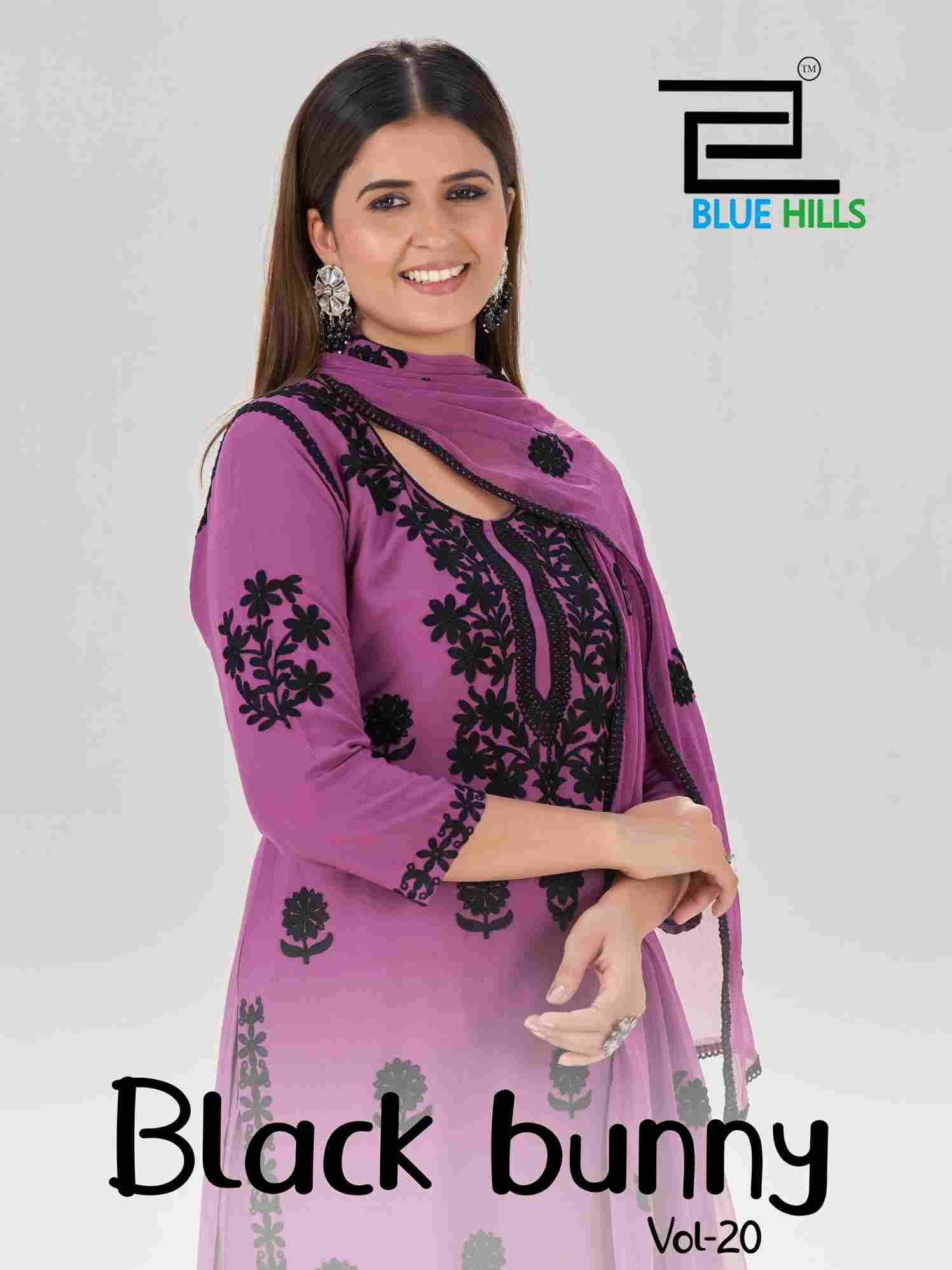 Black Bunny Vol-20 By Blue Hills 2001 To 2004 Series Beautiful Festive Suits Stylish Fancy Colorful Casual Wear & Ethnic Wear Rayon Print Dresses At Wholesale Price