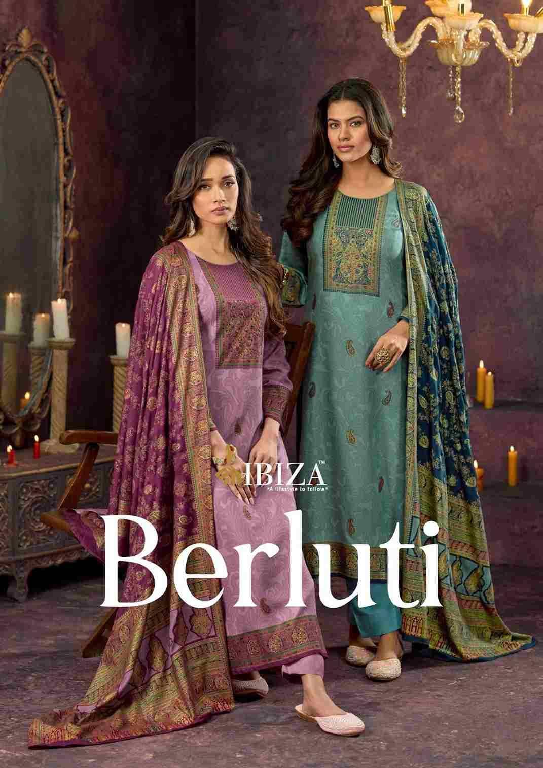 Berluti By Ibiza 2891 To 2894 Series Beautiful Festive Suits Colorful Stylish Fancy Casual Wear & Ethnic Wear Pure Viscose Pashmina Dresses At Wholesale Price