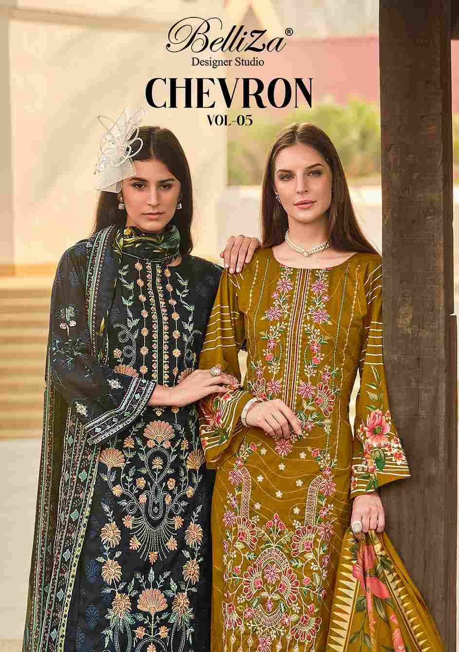 Chevron Vol-5 By Belliza 884-001 To 884-006 Series Beautiful Festive Suits Stylish Fancy Colorful Casual Wear & Ethnic Wear Pure Cotton Print Dresses At Wholesale Price