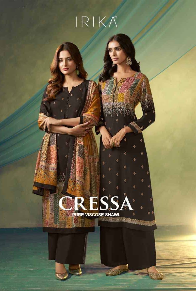 Cressa By Irika 1001 To 1006 Series Designer Stylish Fancy Colorful Beautiful Party Wear & Ethnic Wear Collection Viscose Pashmina Dresses At Wholesale Price