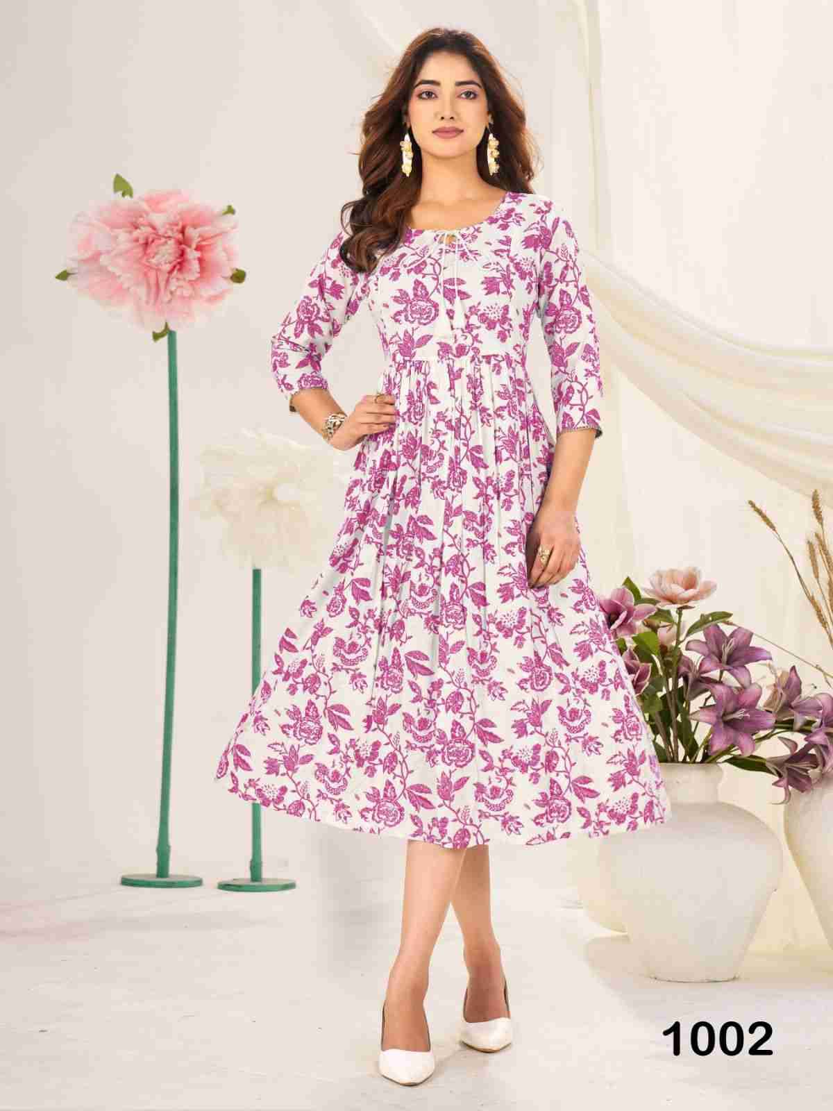 Classmate By Blue Hills 1001 To 1008 Series Designer Stylish Fancy Colorful Beautiful Party Wear & Ethnic Wear Collection Rayon Foil Kurtis At Wholesale Price