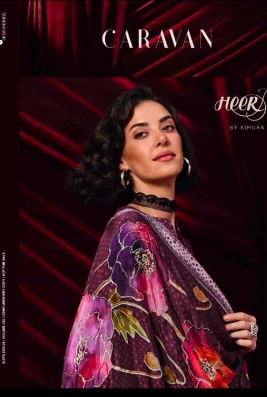 Caravan By Kimora Fashion 9881 To 9886 Series Designer Festive Suits Collection Beautiful Stylish Fancy Colorful Party Wear & Occasional Wear Pure Muslin Dresses At Wholesale Price