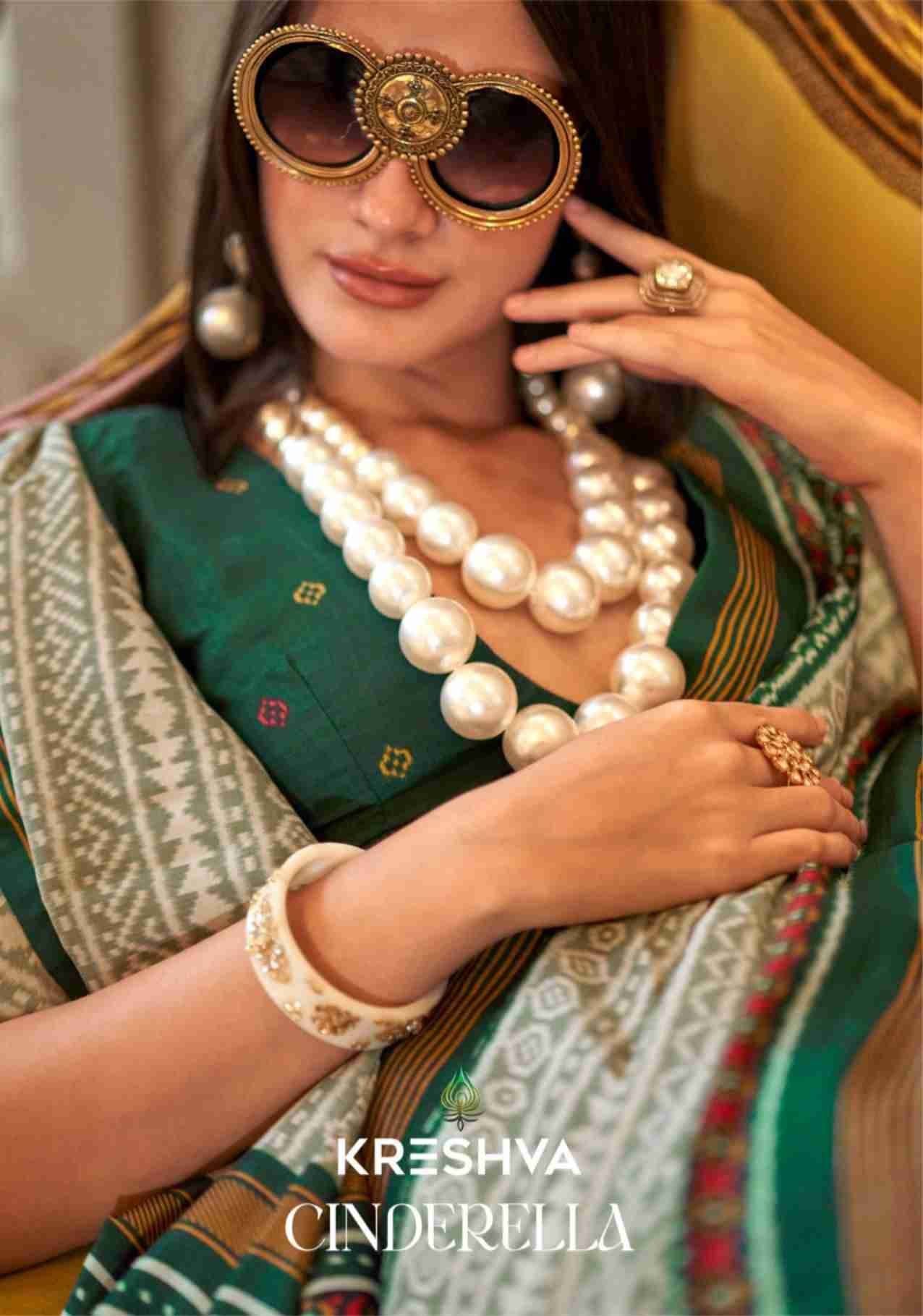 Cinderella By Kreshva 4164 To 4169 Series Indian Traditional Wear Collection Beautiful Stylish Fancy Colorful Party Wear & Occasional Wear Silk Sarees At Wholesale Price