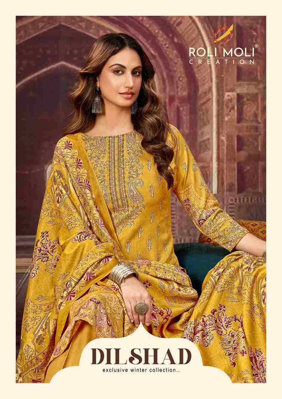 Dilshad By Roli Moli 1001 To 1008 Series Beautiful Stylish Festive Suits Fancy Colorful Casual Wear & Ethnic Wear & Ready To Wear Pashmina Dresses At Wholesale Price
