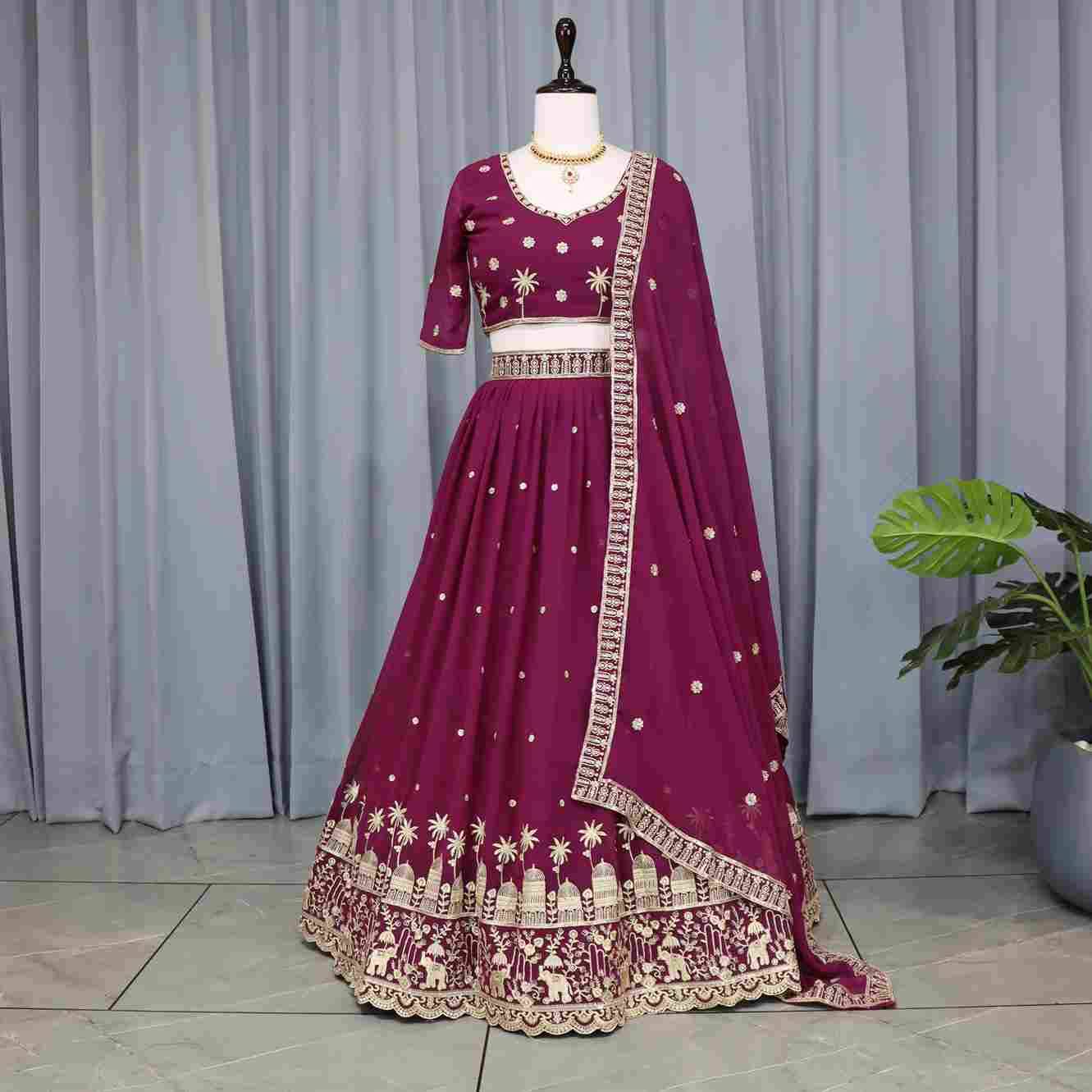 Gr-9023 Vol-2 By Fashid Wholesale 01 To 02 Series Navratri Wear Collection Beautiful Stylish Colorful Fancy Party Wear & Occasional Wear Heavy Georgette Lehengas At Wholesale Price