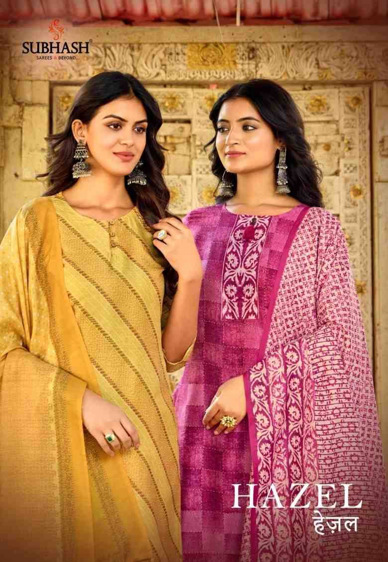 Hazel By SBS 6235 To 6240 Series Beautiful Festive Suits Colorful Stylish Fancy Casual Wear & Ethnic Wear Tussar Silk Dresses At Wholesale Price