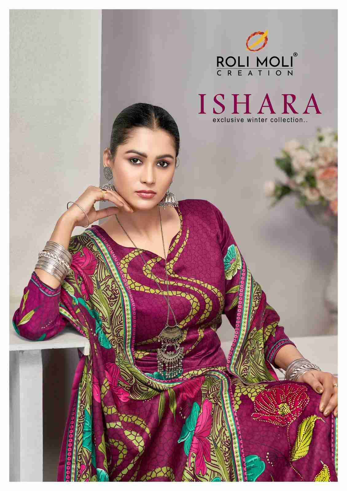 Ishara By Roli Moli 1001 To 1008 Series Beautiful Stylish Festive Suits Fancy Colorful Casual Wear & Ethnic Wear & Ready To Wear Pashmina Dresses At Wholesale Price
