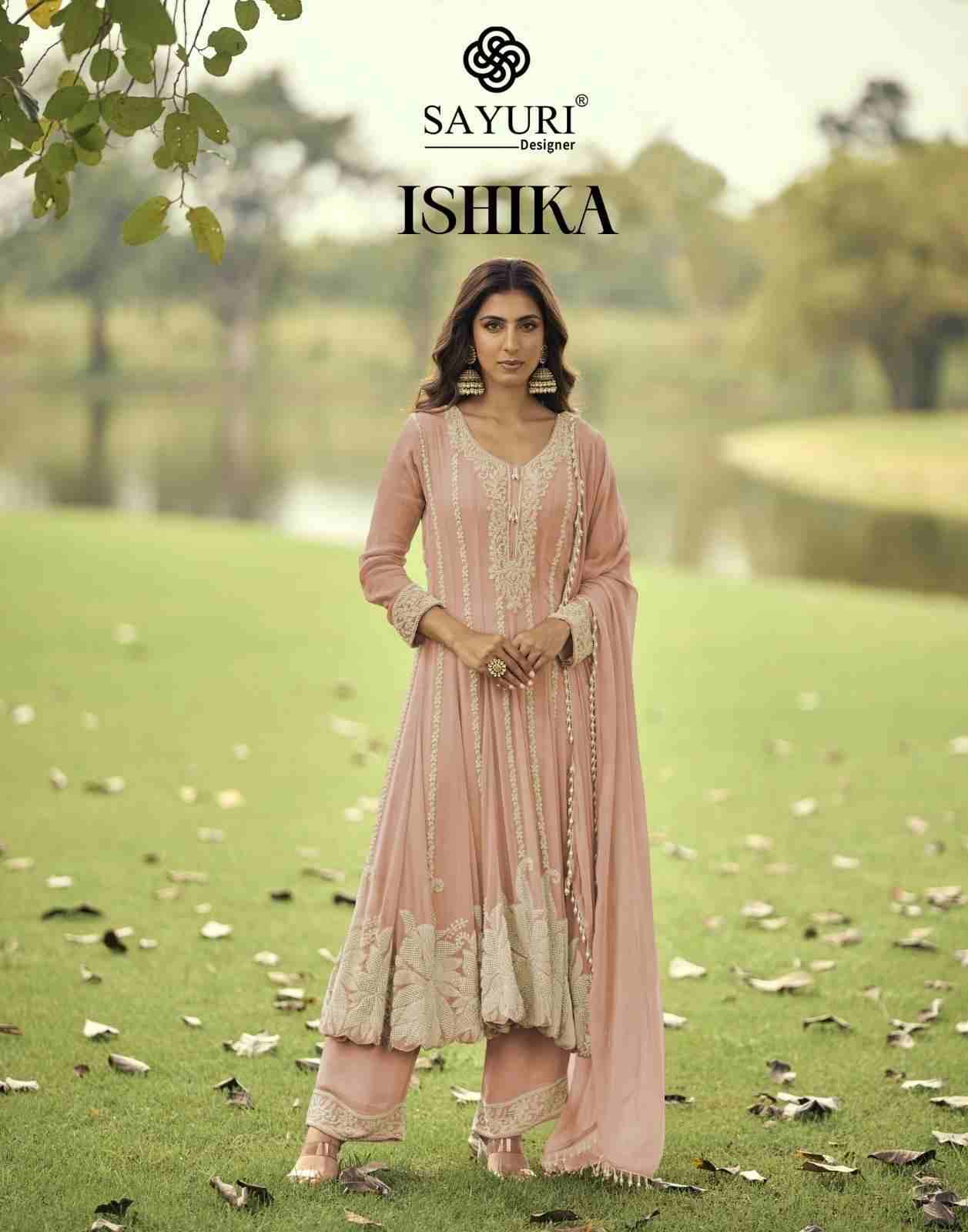 Ishika By Sayuri 10218 To 10220 Series Beautiful Anarkali Suits Colorful Stylish Fancy Casual Wear & Ethnic Wear Premium Georgette Dresses At Wholesale Price