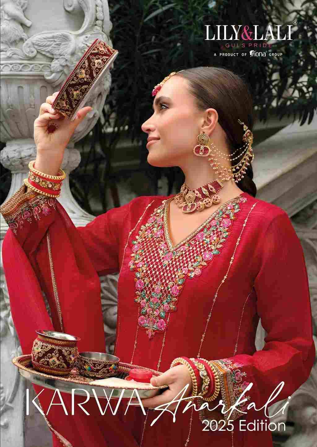 Karwa Anarkali 2025 By Lily And Lali 28101 To 28104 Series Beautiful Festive Suits Colorful Stylish Fancy Casual Wear & Ethnic Wear Silk Embroidered Dresses At Wholesale Price