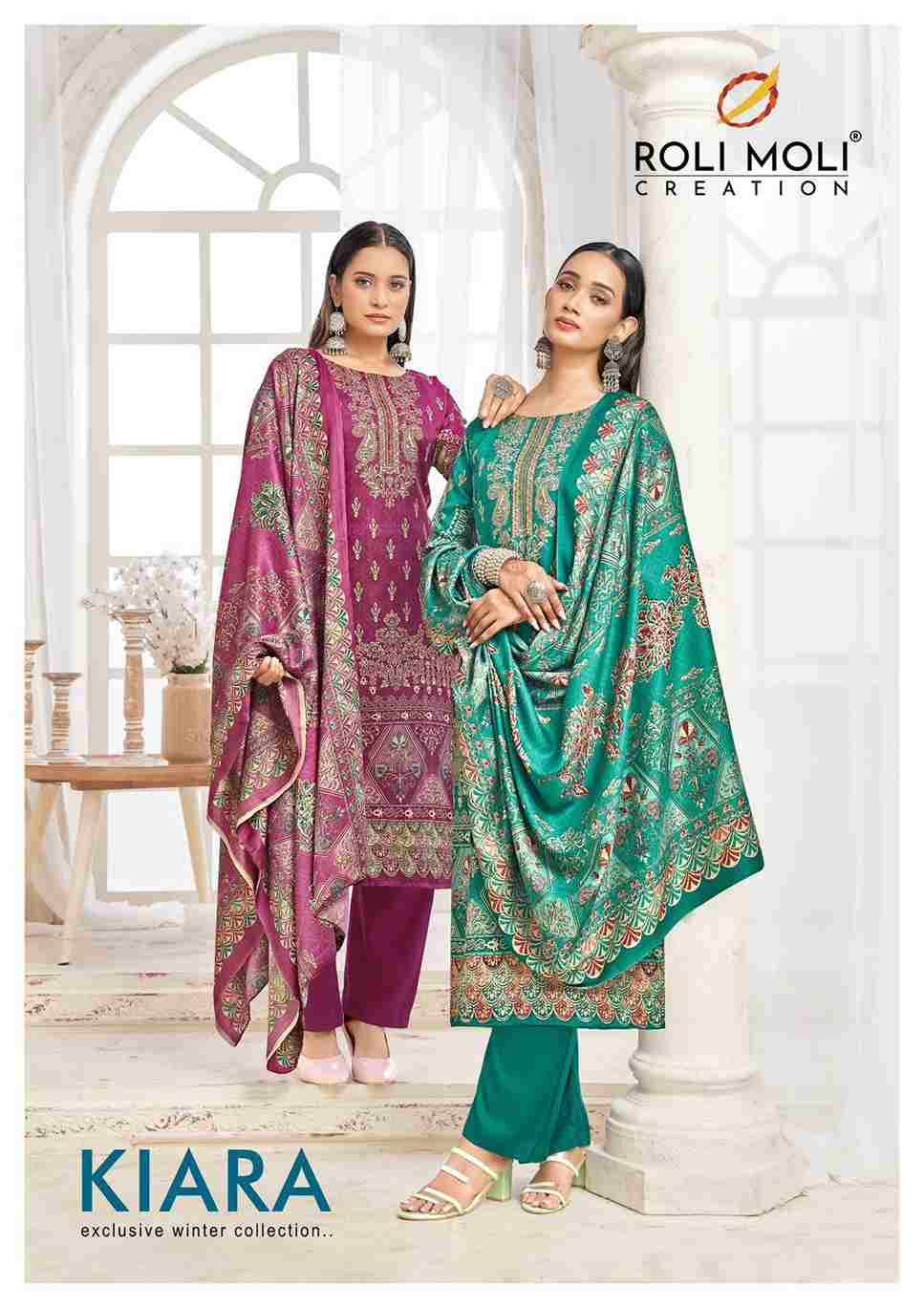 Kiara By Roli Moli 1001 To 1008 Series Beautiful Stylish Festive Suits Fancy Colorful Casual Wear & Ethnic Wear & Ready To Wear Pashmina Dresses At Wholesale Price