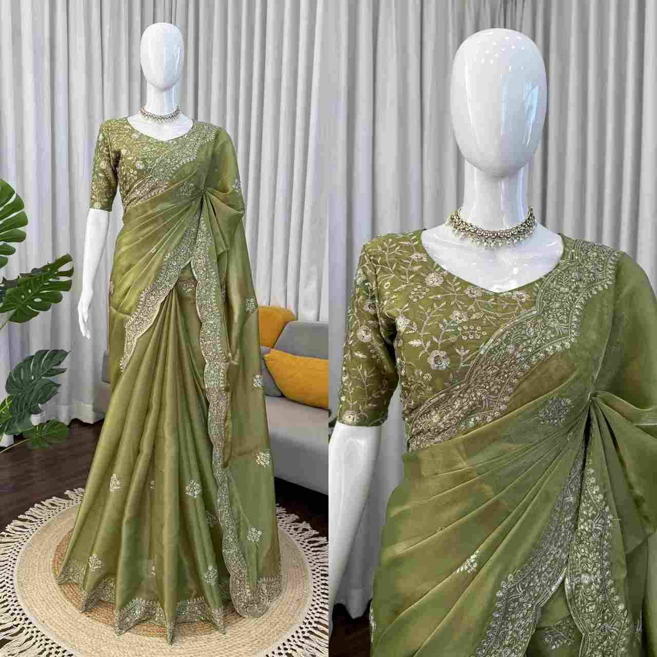 K-615 By Fashid Wholesale Special Indian Traditional Wear Collection Beautiful Stylish Fancy Colorful Party Wear & Occasional Wear Jimmy Choo Sarees At Wholesale Price