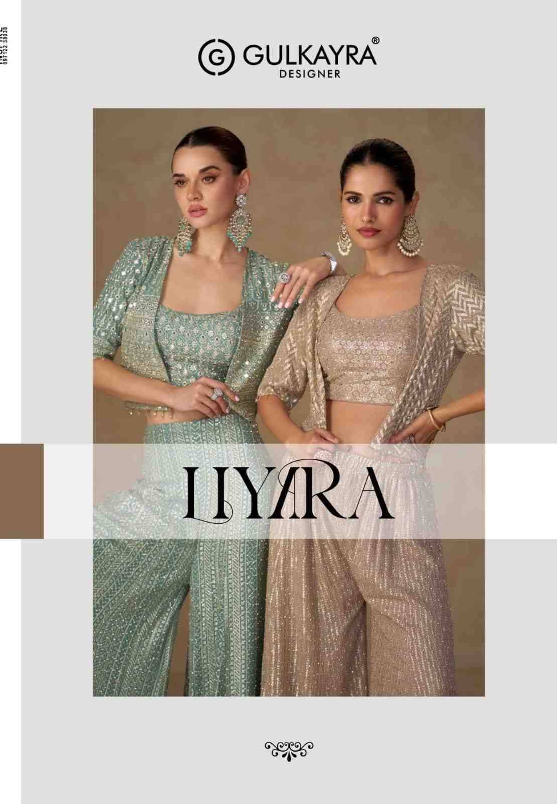 Liyara By Gulkayra Designer 7645 To 7647 Series Designer Stylish Fancy Colorful Beautiful Party Wear & Ethnic Wear Collection Georgette Tops With Bottom And Jacket At Wholesale Price