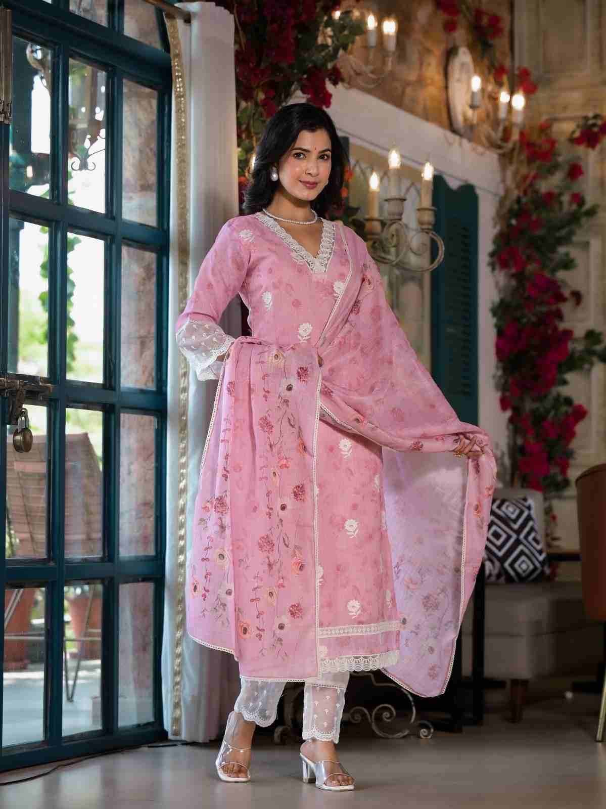 Label Khoj 9742 Colours By Label Khoj 9742-A To 9742-B Series Beautiful Festive Suits Stylish Fancy Colorful Casual Wear & Ethnic Wear Linen Dresses At Wholesale Price