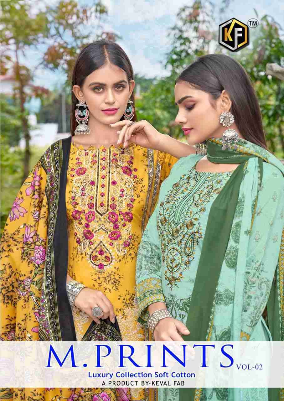 M.Prints Vol-2 By Keval Fab 2001 To 2006 Series Beautiful Festive Suits Colorful Stylish Fancy Casual Wear & Ethnic Wear Soft Cotton Dresses At Wholesale Price