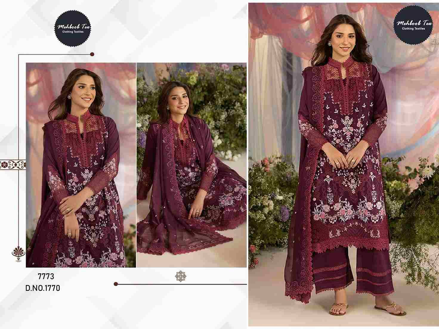 Mehboob Tex Hit Design 1770 By Mehboob Tex Beautiful Pakistani Suits Stylish Fancy Colorful Party Wear & Occasional Wear Pure Cotton Dresses At Wholesale Price