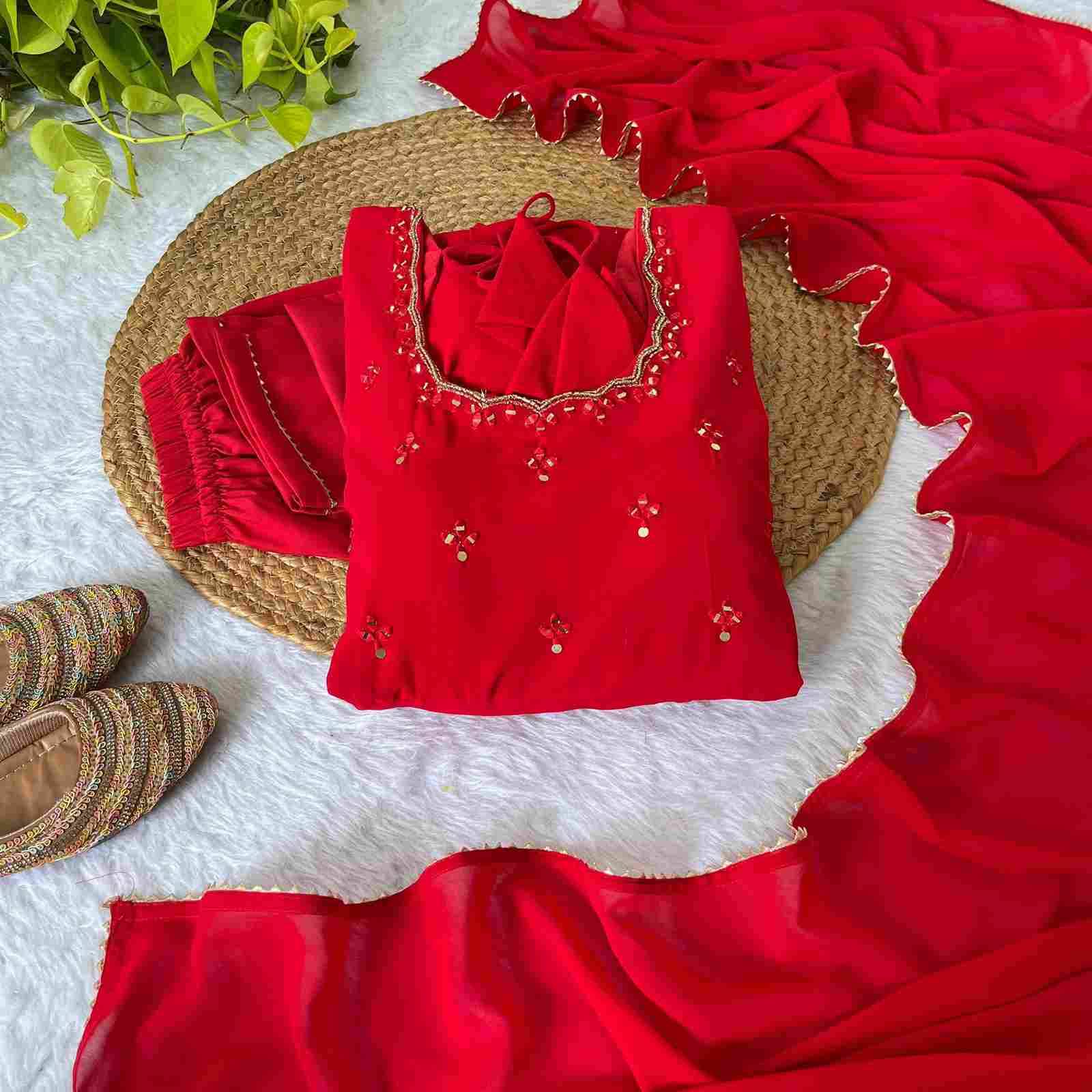 Mb-490 By Fashid Wholesale Beautiful Suits Colorful Stylish Fancy Casual Wear & Ethnic Wear Georgette Dresses At Wholesale Price