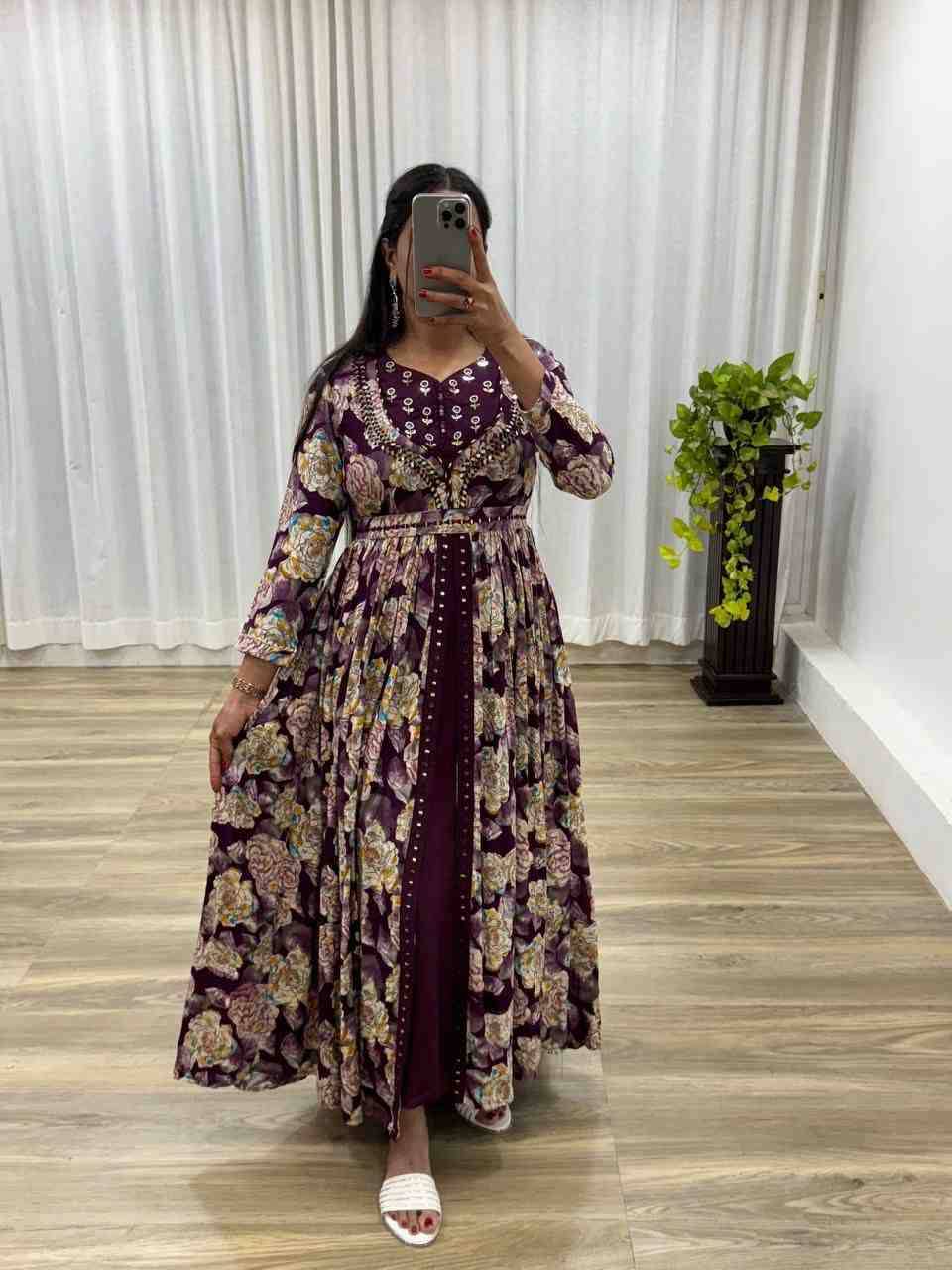 Mb-435 By Fashid Wholesale Beautiful Stylish Fancy Colorful Casual Wear & Ethnic Wear Heavy Rayon Gowns At Wholesale Price