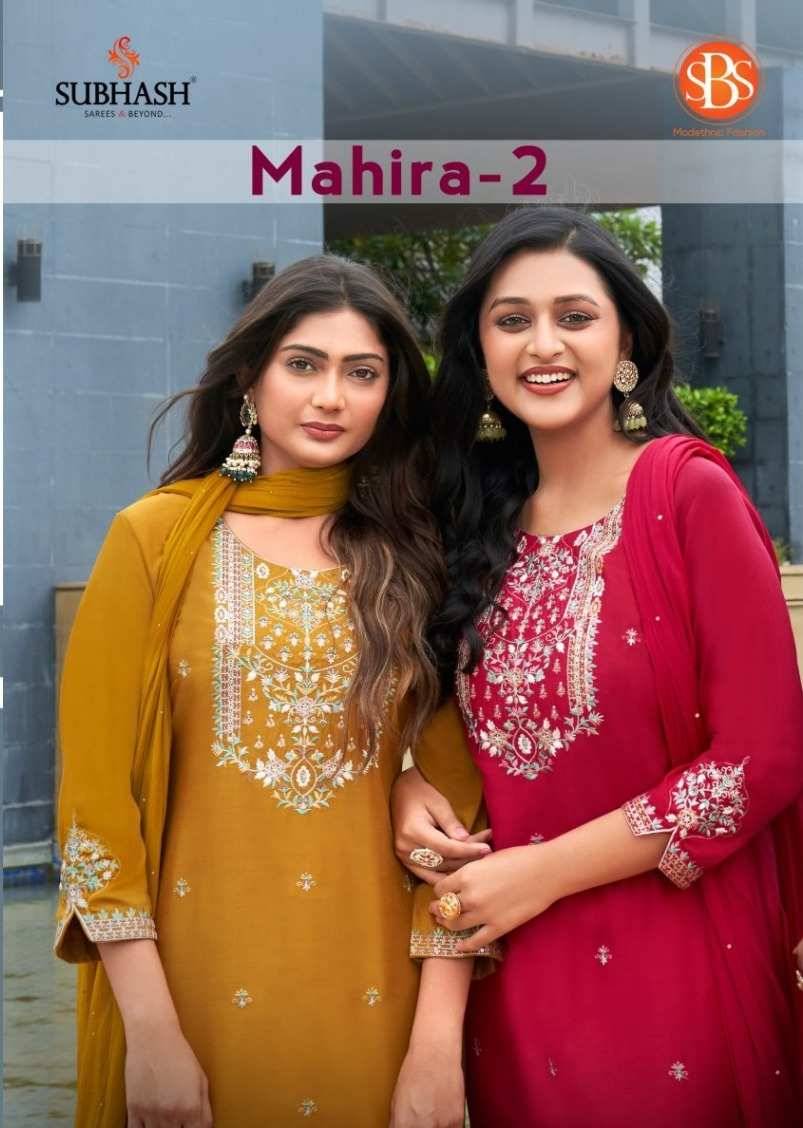 Mahira Vol-2 By SBS 5901 To 5904 Series Beautiful Festive Suits Colorful Stylish Fancy Casual Wear & Ethnic Wear Chinnon Silk Dresses At Wholesale Price