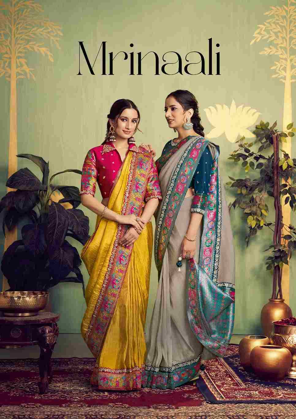 Mrinaali By Mohmanthan 26006 To 26017 Series Indian Traditional Wear Collection Beautiful Stylish Fancy Colorful Party Wear & Occasional Wear Fancy Sarees At Wholesale Price