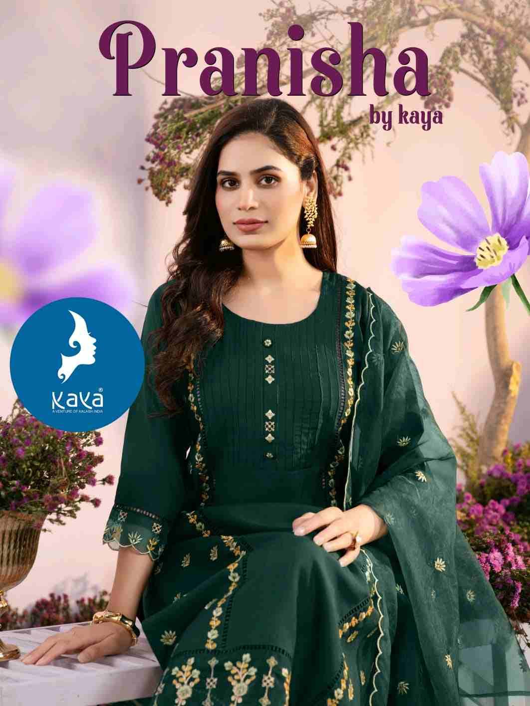 Pranisha By Kaya 01 To 06 Series Designer Festive Suits Beautiful Stylish Fancy Colorful Party Wear & Occasional Wear Vertican Dresses At Wholesale Price
