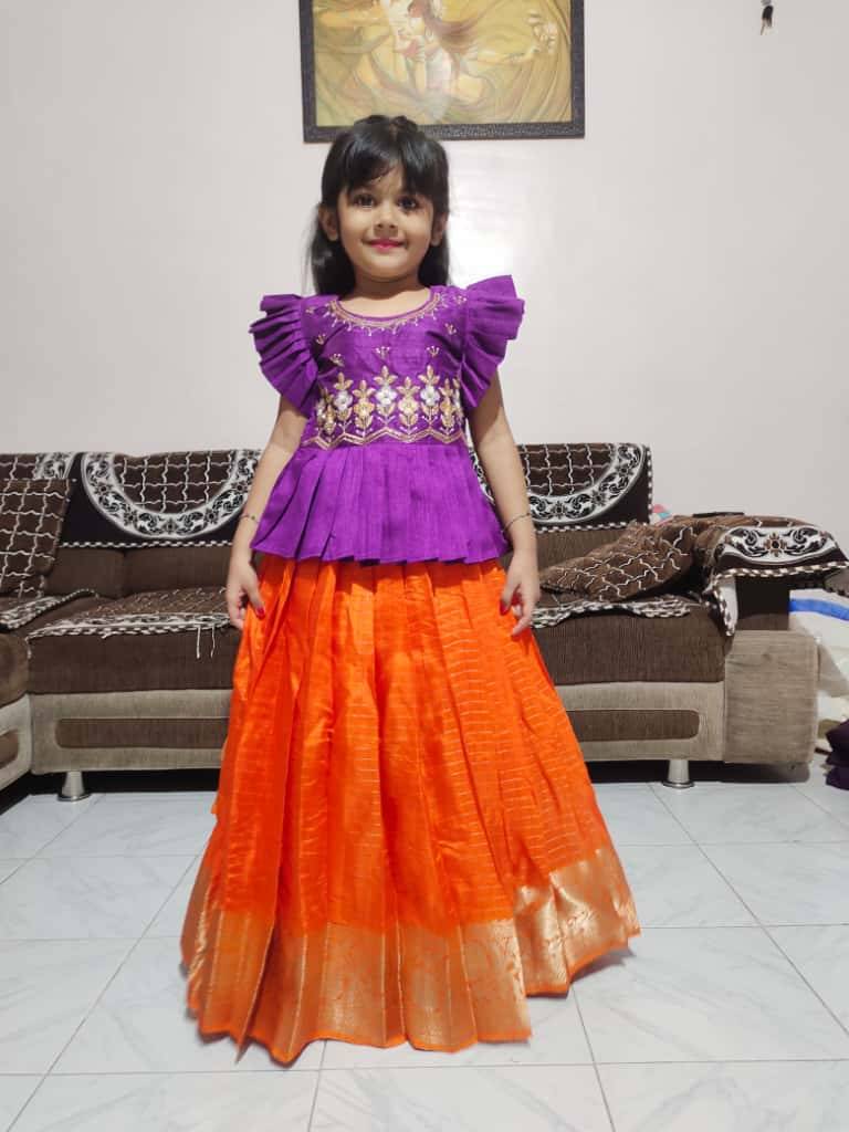 Pv-Kids Lehenga Vol-24 By Fashid Wholesale 01 To 07 Series Designer Beautiful Collection Occasional Wear & Party Wear Heavy Silk Lehenga At Wholesale Price