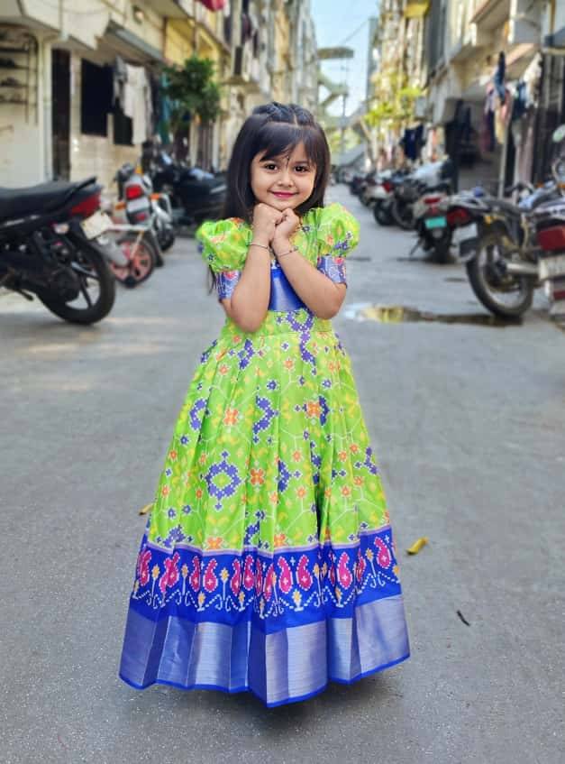 Pv-Kids-Gown Vol-20 By Fashid Wholesale 01 To 03 Series Designer Stylish Fancy Colorful Beautiful Party Wear & Ethnic Wear Collection Pure Silk Gowns At Wholesale Price