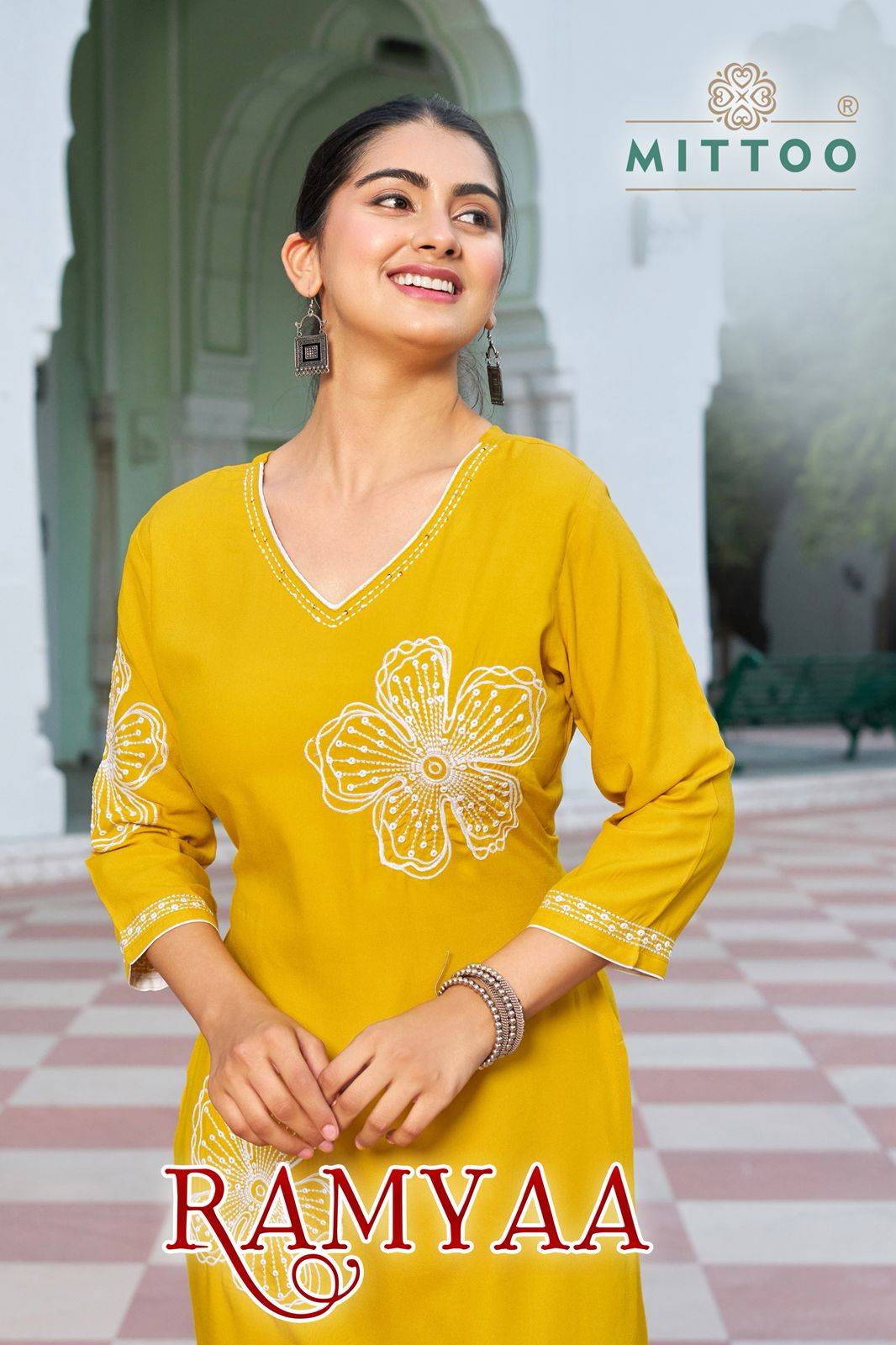 Ramyaa By Mitoo 2001 To 2005 Series Beautiful Colorful Fancy Stylish Casual Wear & Ethnic Wear Rayon Printed Kurtis At Wholesale Price