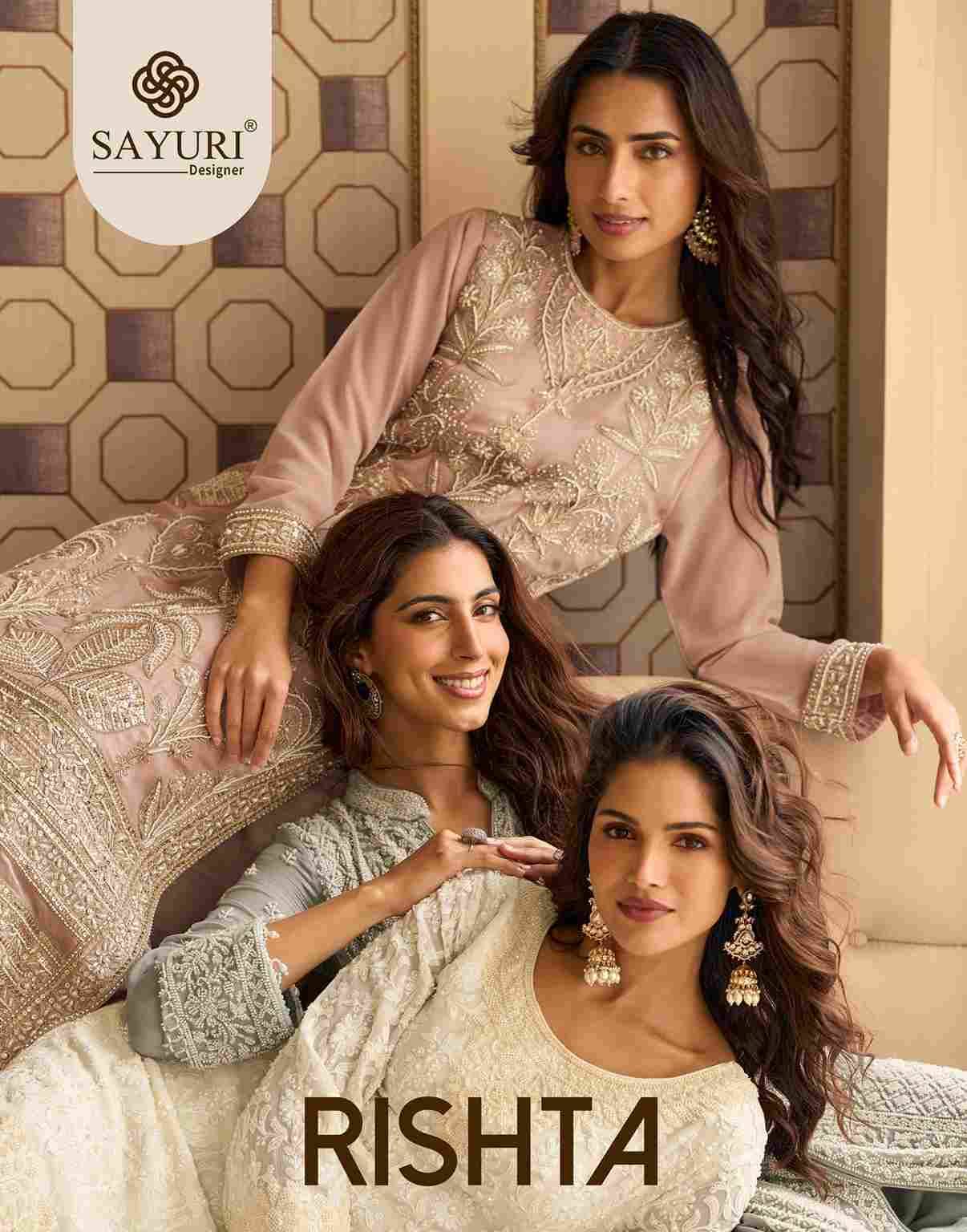 Rishta By Sayuri 10163 To 10165 Series Beautiful Festive Suits Colorful Stylish Fancy Casual Wear & Ethnic Wear Premium Georgette Dresses At Wholesale Price