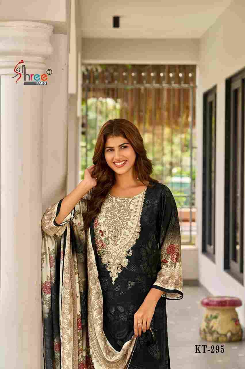 Shree Fabs Hit Design KT-295 Colours By Shree Fabs KT-295-A To KT-295-D Series Designer Pakistani Suits Beautiful Fancy Stylish Colorful Party Wear & Occasional Wear Pure Viscose Muslin Print Dresses At Wholesale Price