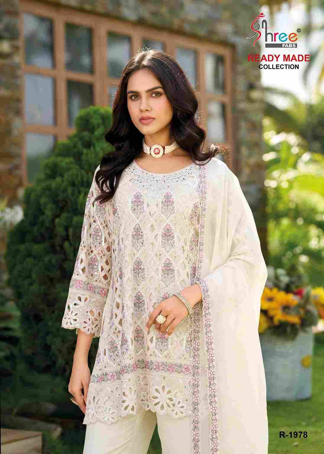 Shree Fabs Hit Design R-1978 Colours By Shree Fabs R-1978-A To R-1978-D Series Designer Pakistani Suits Collection Beautiful Stylish Fancy Colorful Party Wear & Occasional Wear Air Tex Chinnon Dresses At Wholesale Price