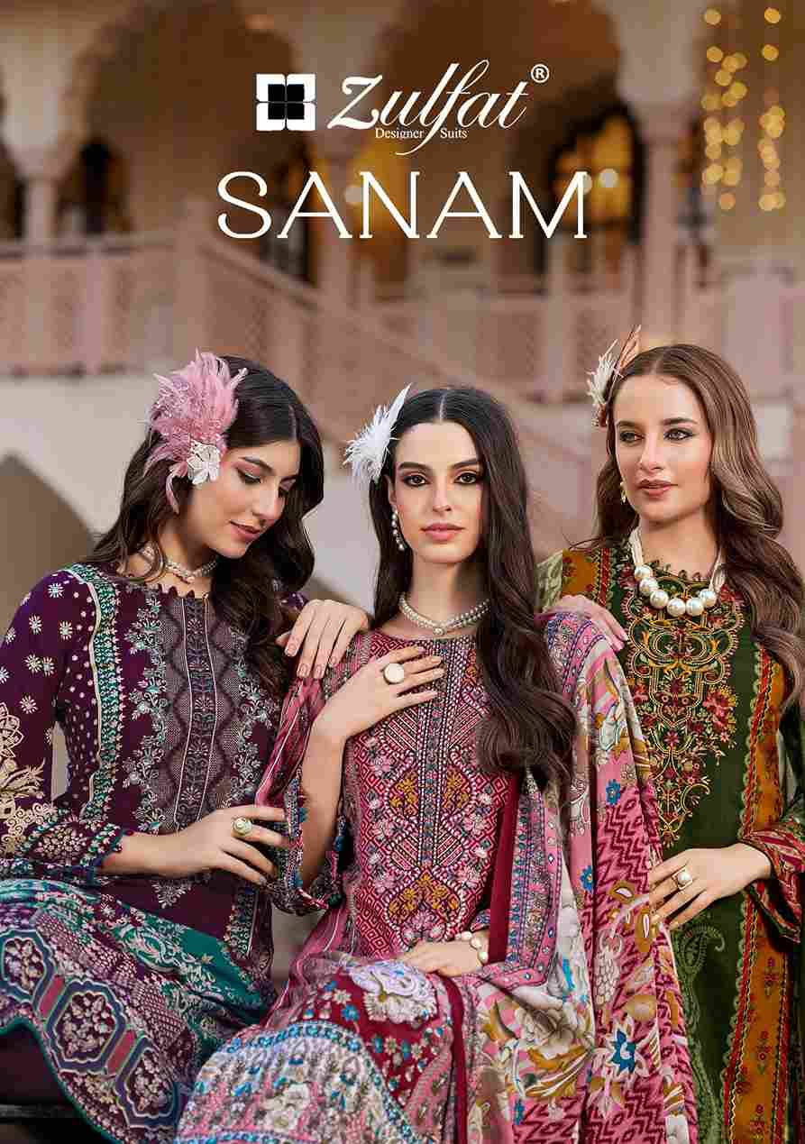 Sanam By Zulfat 696-001 To 696-008 Series Beautiful Festive Suits Stylish Fancy Colorful Casual Wear & Ethnic Wear Pure Rayon Dresses At Wholesale Price