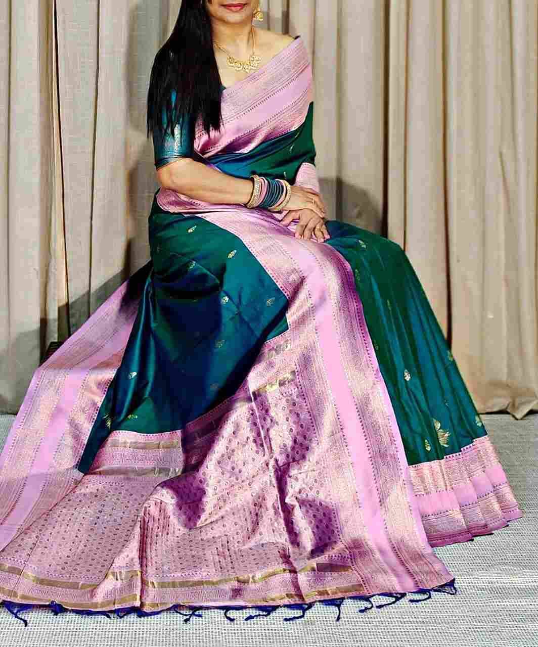 Sb-945 By Fashid Wholesale 01 To 02 Series Indian Traditional Wear Collection Beautiful Stylish Fancy Colorful Party Wear & Occasional Wear Kanjivaram Soft Silk Sarees At Wholesale Price