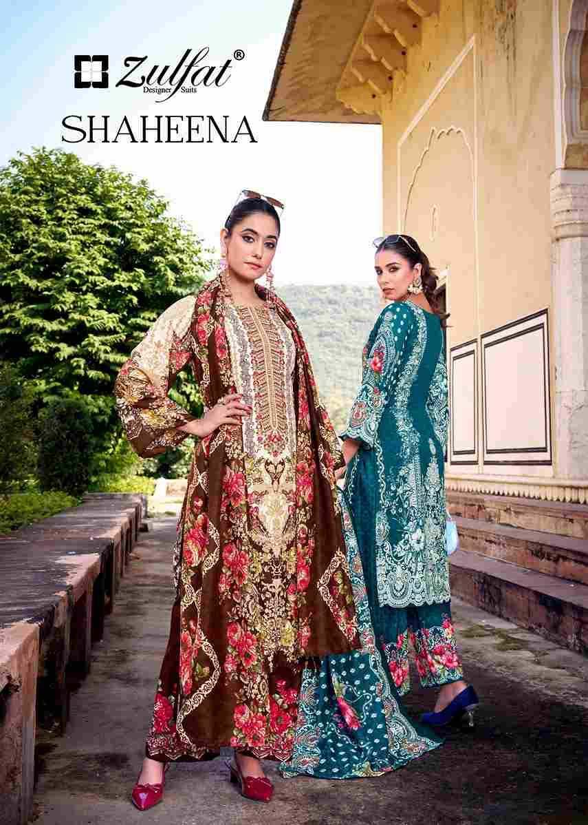 Shaheena By Zulfat 699-001 To 699-008 Series Beautiful Festive Suits Colorful Stylish Fancy Casual Wear & Ethnic Wear Pure Rayon With Embroidered Dresses At Wholesale Price