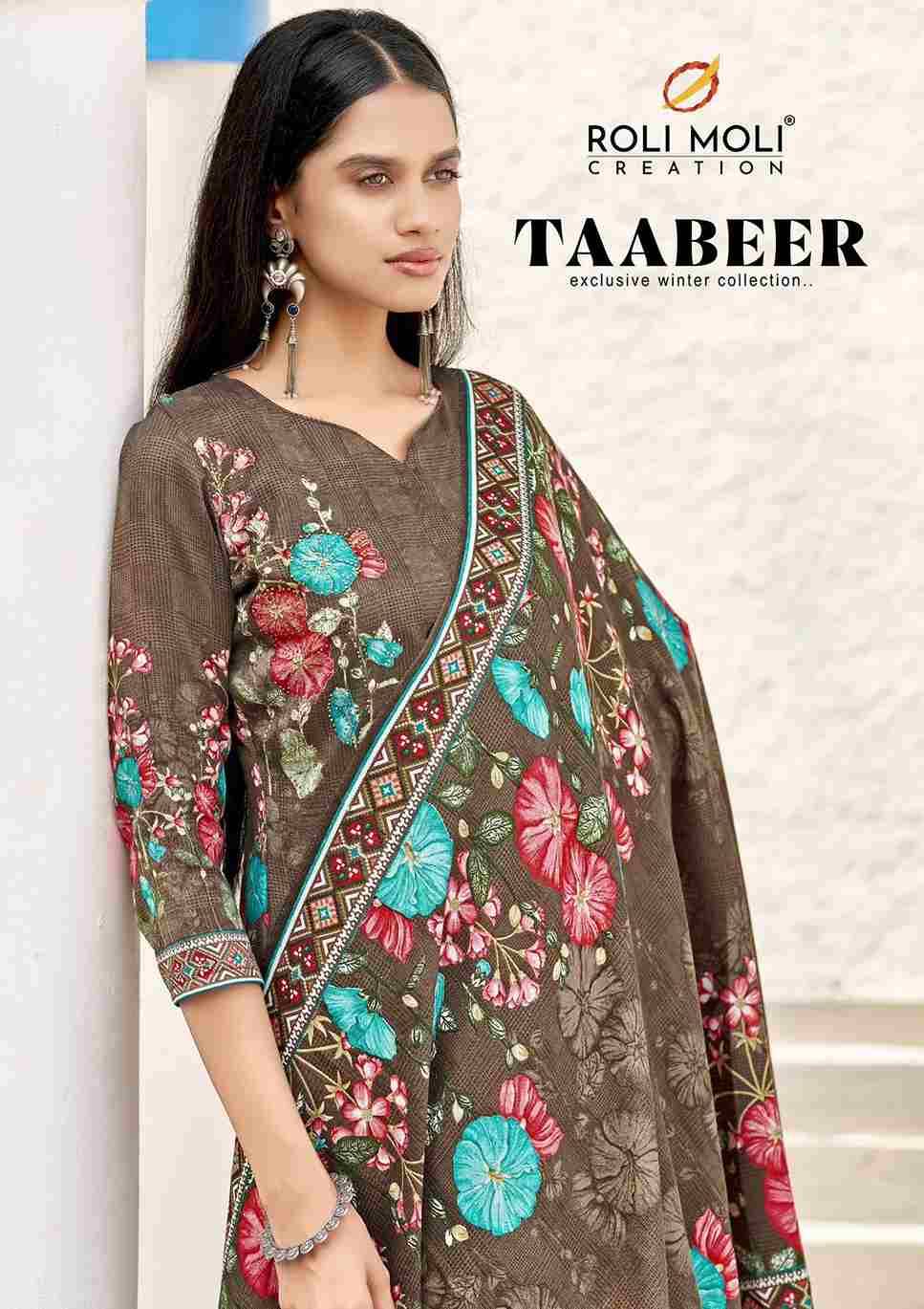 Tabeer By Roli Moli 1001 To 1008 Series Beautiful Stylish Festive Suits Fancy Colorful Casual Wear & Ethnic Wear & Ready To Wear Pashmina Dresses At Wholesale Price