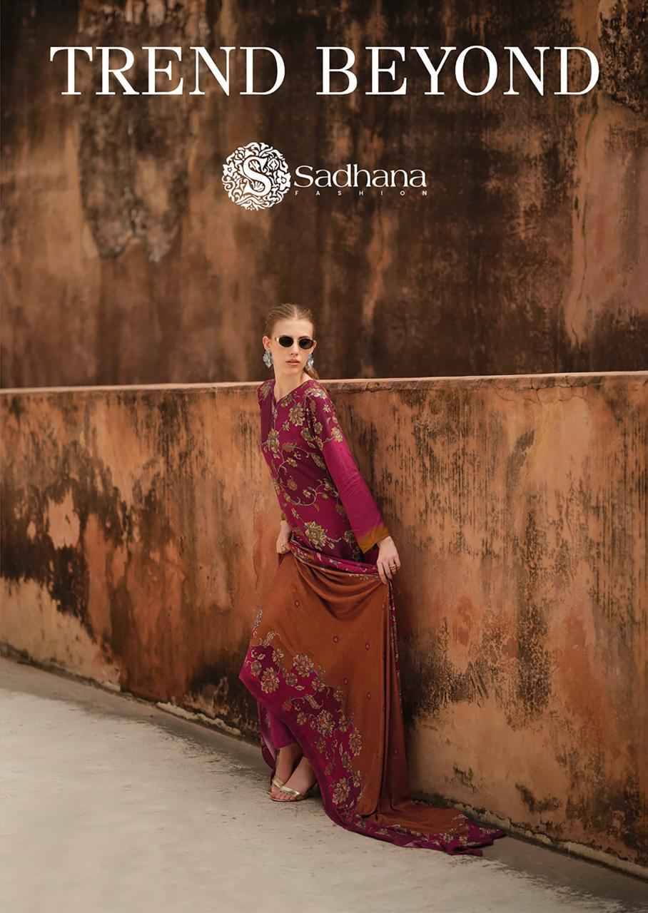 Trend Beyond By Sadhana Fashion 11566 To 11571 Series Designer Festive Suits Beautiful Fancy Stylish Colorful Party Wear & Occasional Wear Pure Viscose Pashmina Print Dresses At Wholesale Price
