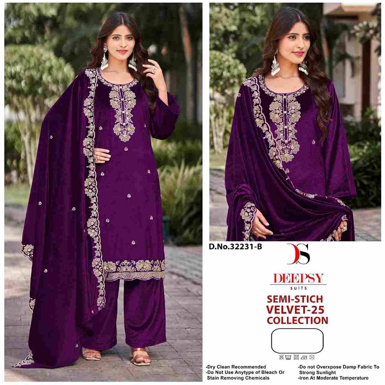 Velvet 32231 Colours By Deepsy Suits 32231-A To 32231-D Series Beautiful Stylish Pakistani Suits Fancy Colorful Casual Wear & Ethnic Wear & Ready To Wear Heavy Velvet Embroidery Dresses At Wholesale Price