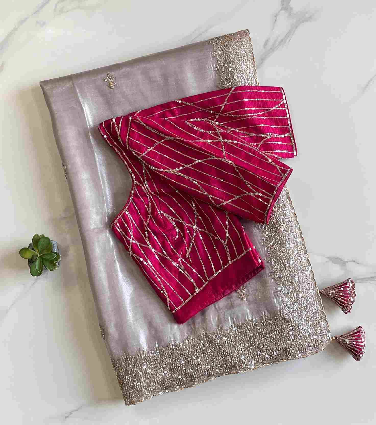 Vt-1018 By Fashid Wholesale Indian Traditional Wear Collection Beautiful Stylish Fancy Colorful Party Wear & Occasional Wear Pure Tissue Sarees At Wholesale Price