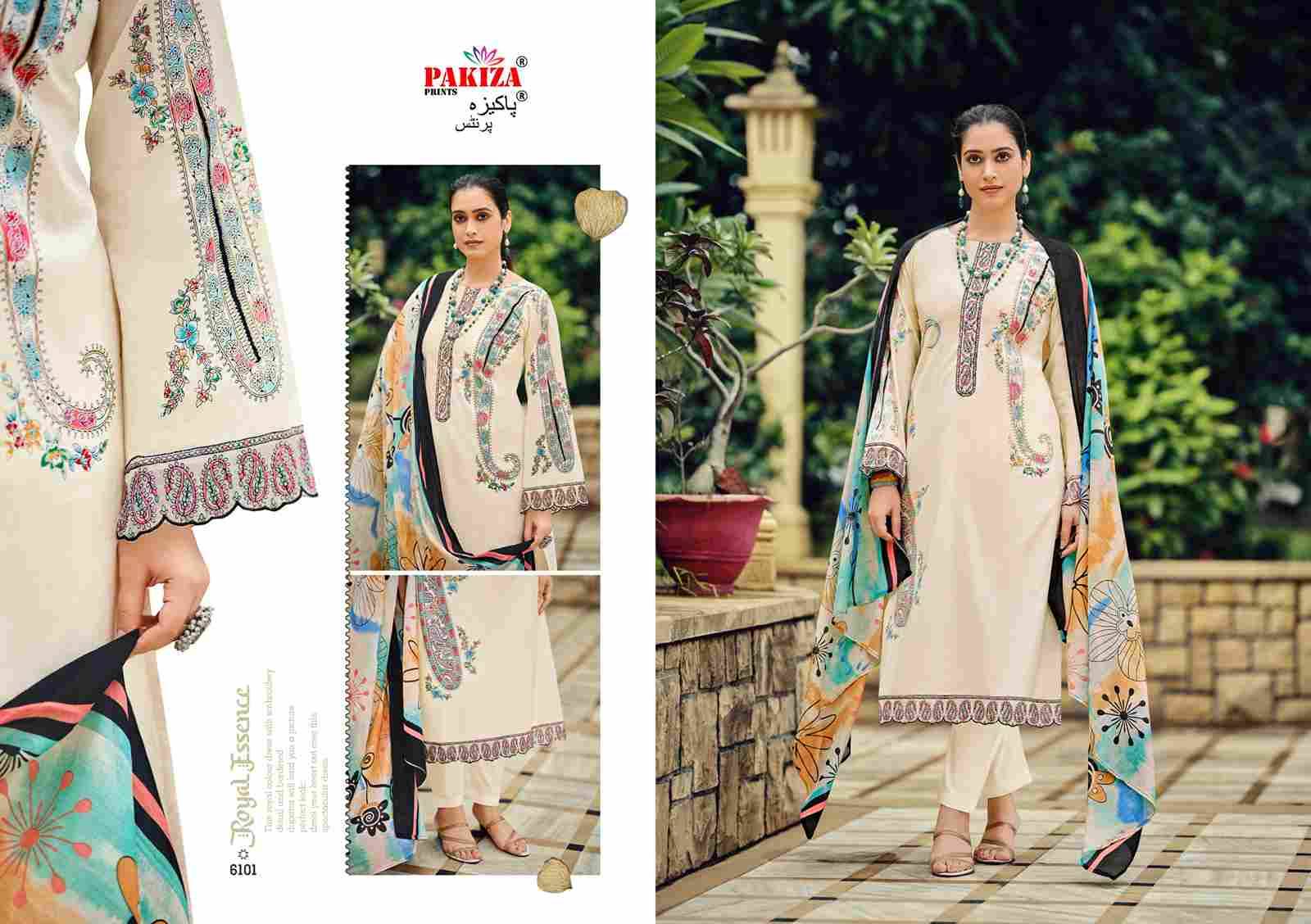 Zarqash Vol-99 By Pakiza Prints 6001 To 6006 Series Beautiful Festive Suits Stylish Fancy Colorful Party Wear & Occasional Wear Lawn Dresses At Wholesale Price