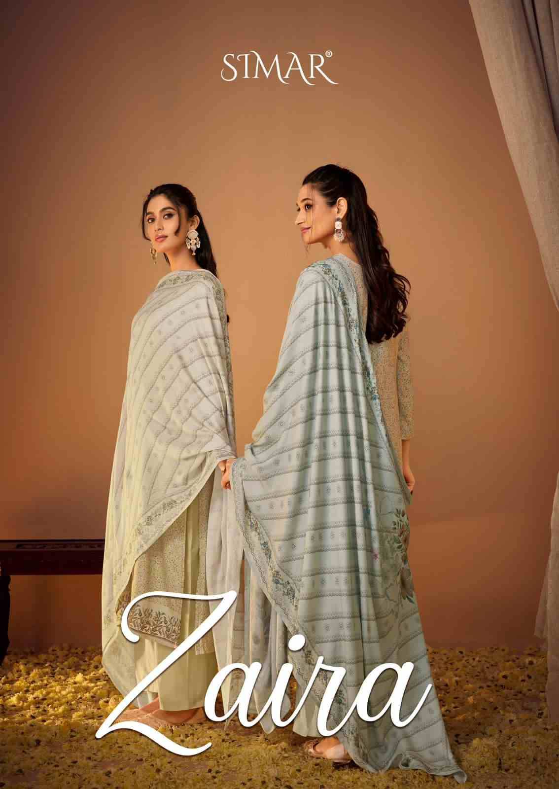 Zaira By Simar 5100-A To 5100-D Series Beautiful Stylish Fancy Colorful Casual Wear & Ethnic Wear Viscose Pashmina Tops At Wholesale Price