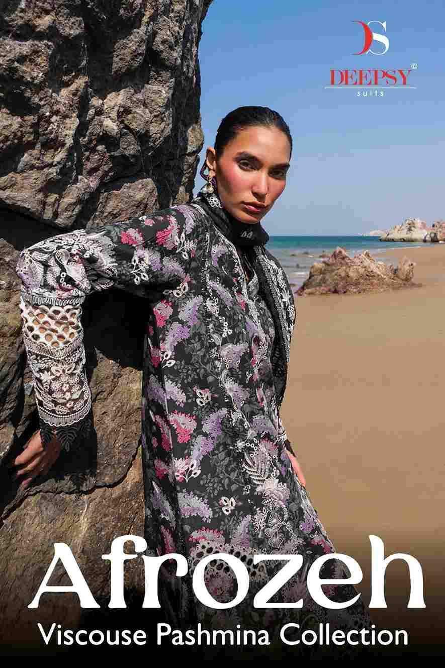 Afrozeh By Deepsy Suits 1471 To 1478 Series Pakistani Stylish Beautiful Colourful Printed & Embroidered Party Wear & Occasional Wear Viscose Pashmina Dresses At Wholesale Price
