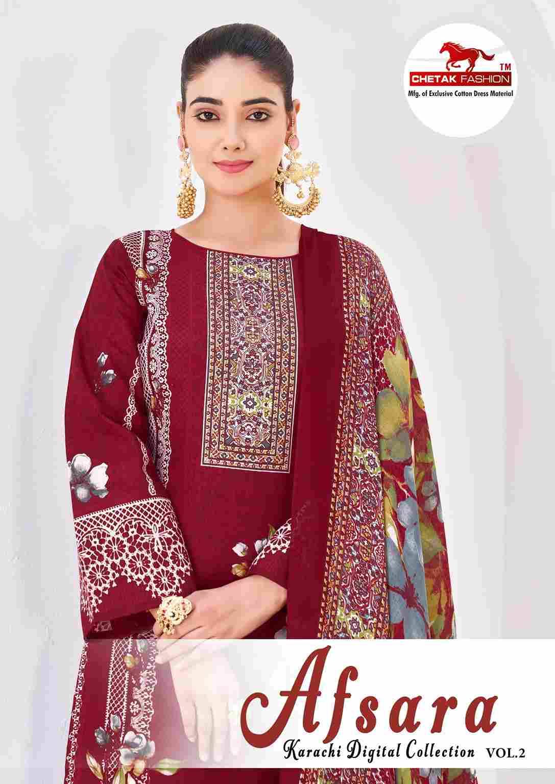 Afsara Vol-2 By Chetak Fashion 2001 To 2008 Series Beautiful Festive Suits Colorful Stylish Fancy Casual Wear & Ethnic Wear Cotton Print Dresses At Wholesale Price