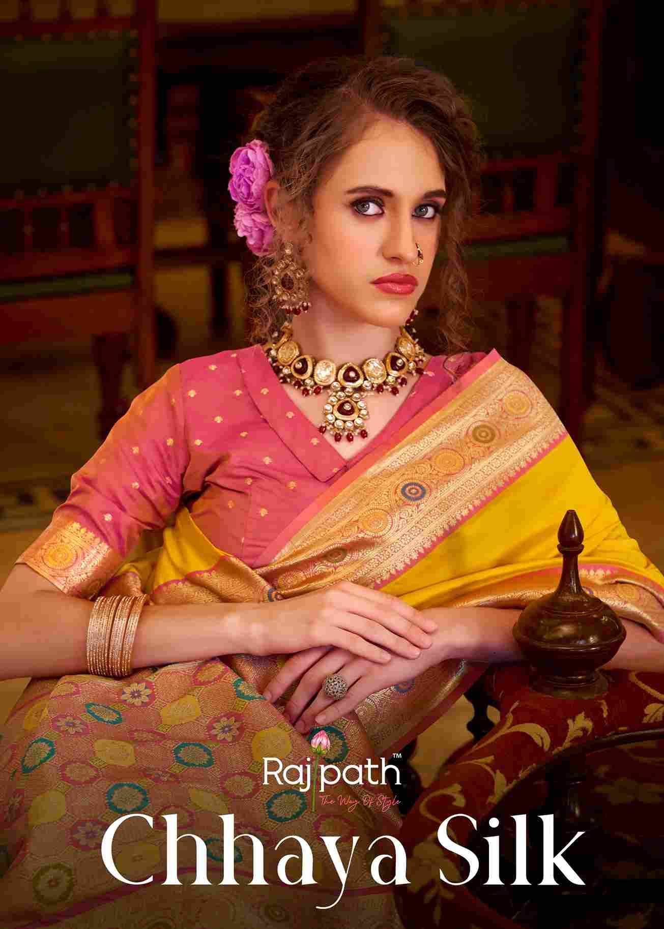 Chhaya Silk By Rajpath 370 To 377 Series Indian Traditional Wear Collection Beautiful Stylish Fancy Colorful Party Wear & Occasional Wear Soft Silk Sarees At Wholesale Price