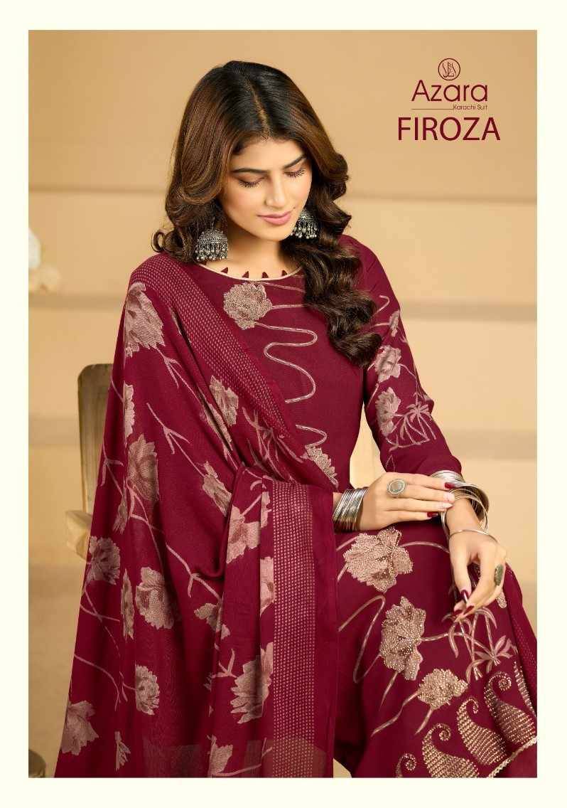 Firoza By Azara 83001 To 83004 Series Designer Stylish Fancy Colorful Beautiful Party Wear & Ethnic Wear Collection Pure Viscose Rayon Dresses At Wholesale Price